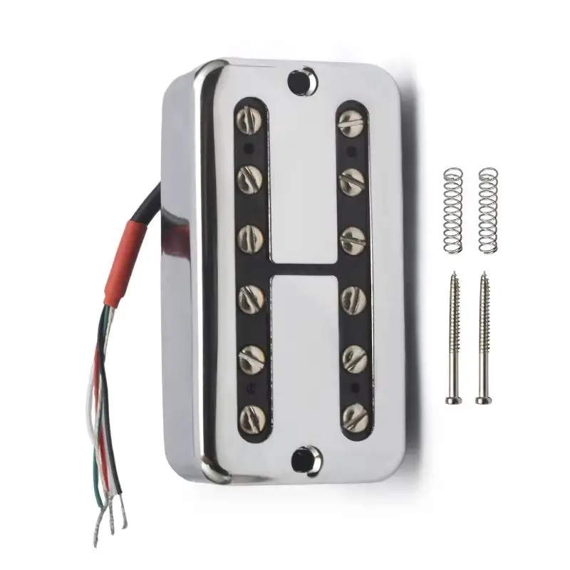 Электрогитарный звукосниматель Humbucker FT Style для шеи (7.5K) и моста (8.6K) с функцией Coil Splitting, Alnico 5
Электрогитарный звукосниматель Humbucker FT Style для шеи (7.5K) и моста (8.6K) с функцией Coil Splitting, Alnico 5