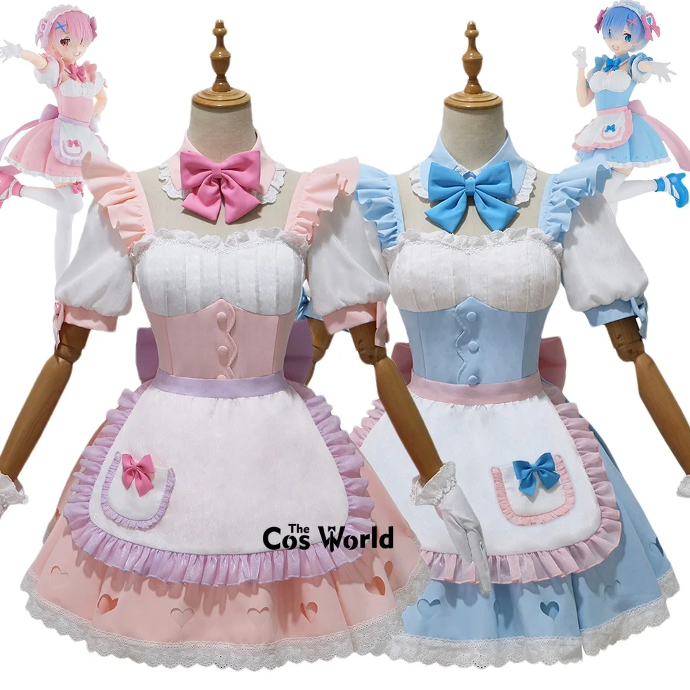 Re:Zero kara Hajimeru Isekai Seikatsu Ram Rem Dream Cute Maid Apron Dress Uniform Outfits Anime Cosplay Costumes
Re:Zero kara Hajimeru Isekai Seikatsu Ram Rem Dream Cute Maid Apron Dress Uniform Outfits Anime Cosplay Costumes