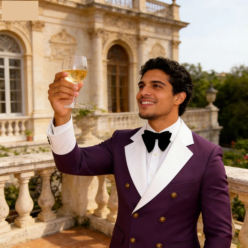 Men's Slim Fit 2-Piece Tuxedo with Trench Coat Suitable for Dance Concert Wedding Occasions
Men's Slim Fit 2-Piece Tuxedo with Trench Coat Suitable for Dance Concert Wedding Occasions