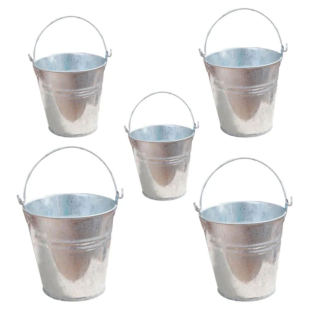 5Pcs Decorative Mini Bucket Galvanized Flower Pot Container Desktop Flower Bucket Simple Appearance Gardening Balcony Decors
5Pcs Decorative Mini Bucket Galvanized Flower Pot Container Desktop Flower Bucket Simple Appearance Gardening Balcony Decors