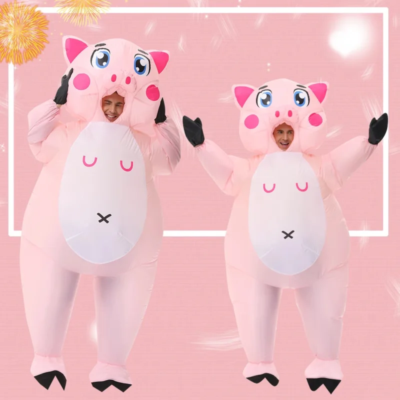 New ❤2025 Adult Animal Halloween Cosplay Costumes Pig Inflatable Costume Purim Birthday Gift Party Role Play Disfraces ☆ ☆ ☆
New ❤2025 Adult Animal Halloween Cosplay Costumes Pig Inflatable Costume Purim Birthday Gift Party Role Play Disfraces ☆ ☆ ☆