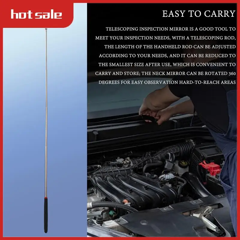 A74I-4 Pcs Telescoping Inspection Mirror LED Lighted Flexible Inspection Mirror Round +Square Mirror Inspection Tool
A74I-4 Pcs Telescoping Inspection Mirror LED Lighted Flexible Inspection Mirror Round +Square Mirror Inspection Tool