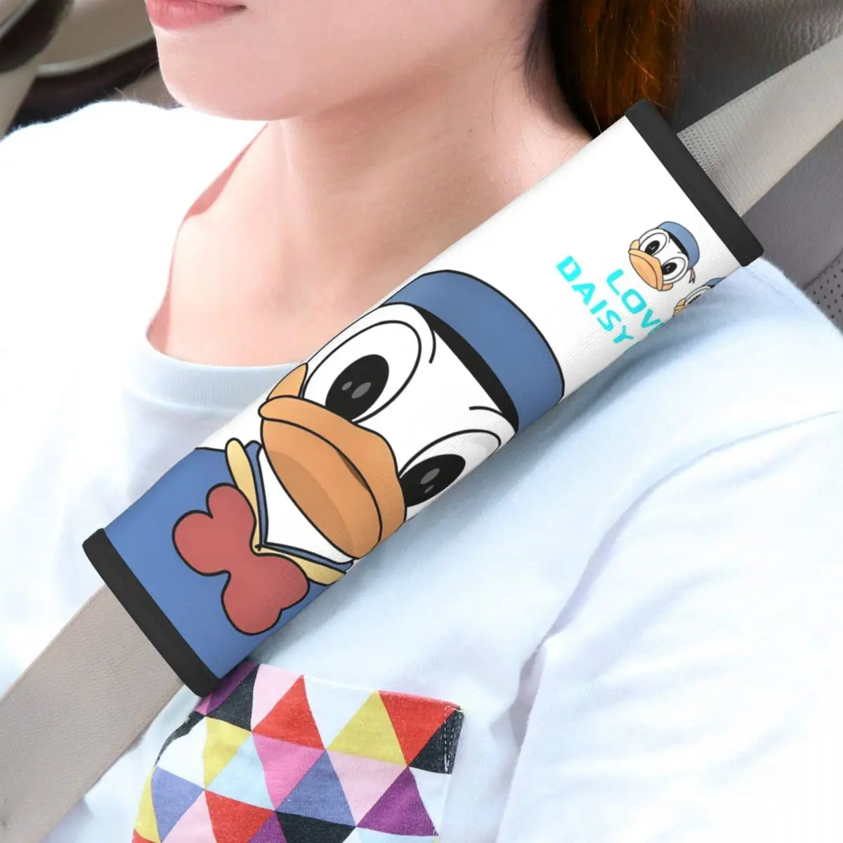 Cartoon Cute Donald Duck Soft Auto Seat Belt Cover for a More Comfortable Driving 2 PCS Seatbelt Shoulder Pad For Backpack 
Cartoon Cute Donald Duck Soft Auto Seat Belt Cover for a More Comfortable Driving 2 PCS Seatbelt Shoulder Pad For Backpack