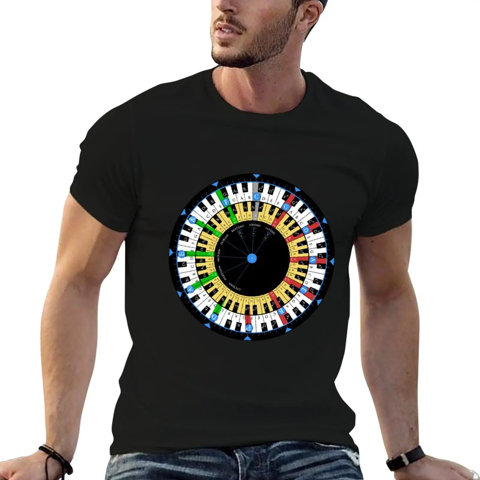 PIANIST'S CIRCLE OF FIFTH'S & MODES T-Shirt man t shirts for men t shirt man plain T-Shirt
PIANIST'S CIRCLE OF FIFTH'S & MODES T-Shirt man t shirts for men t shirt man plain T-Shirt