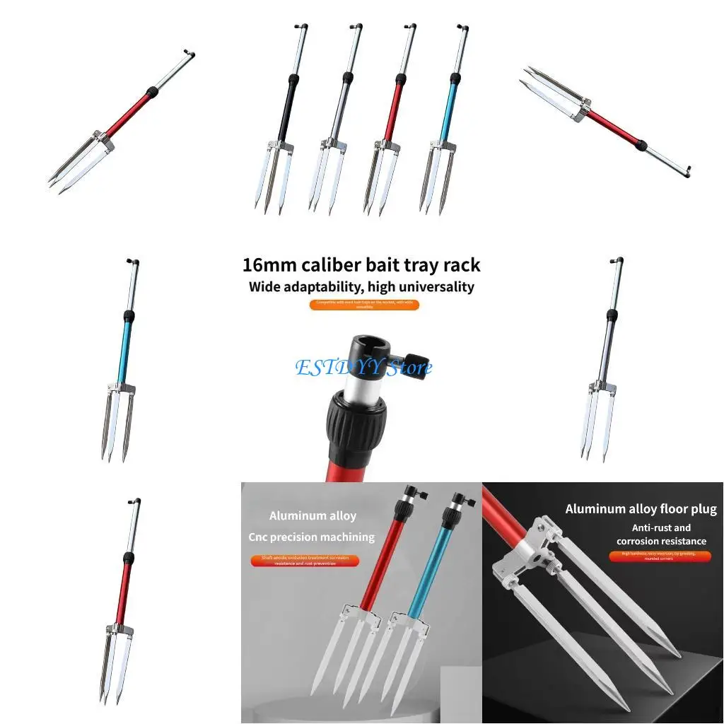 G6DE High Strength Aluminum Alloy Fishing Rod Holder Ground Insert Fishing Stand for Stable Support Quick Setups Holder
G6DE High Strength Aluminum Alloy Fishing Rod Holder Ground Insert Fishing Stand for Stable Support Quick Setups Holder