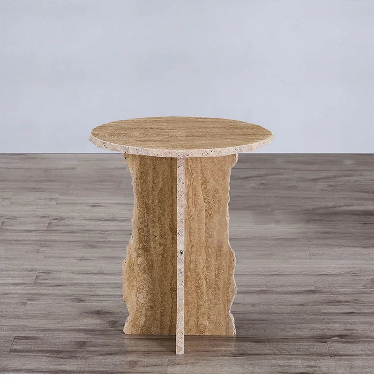 Wabi Sand wind travertine edge table small coffee table designer living room sofa art small round table
Wabi Sand wind travertine edge table small coffee table designer living room sofa art small round table