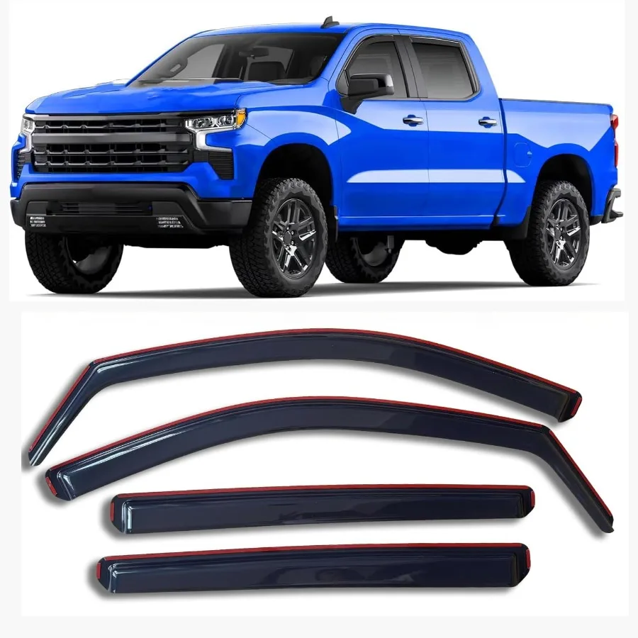 InChannel Window Visors Rain Guards for 20192025 Silverado 1500 Sierra 1500 with Crew Cab 4PC Side Window Wind Deflectors Vent
InChannel Window Visors Rain Guards for 20192025 Silverado 1500 Sierra 1500 with Crew Cab 4PC Side Window Wind Deflectors Vent