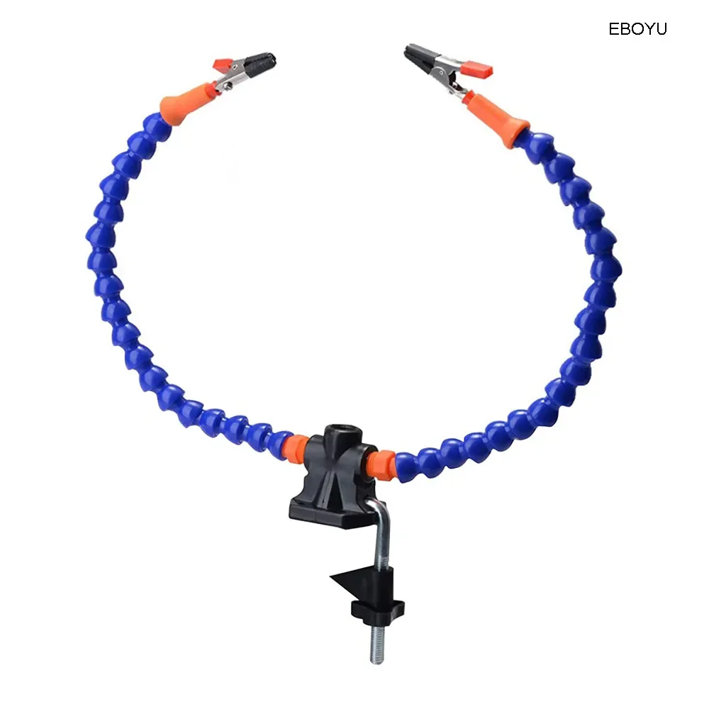 EBOYU Helping Hands Soldering Station+ Third Hand Soldering Tool PCB Holder with 2 Flexible Arms for RC Models Soldering
EBOYU Helping Hands Soldering Station+ Third Hand Soldering Tool PCB Holder with 2 Flexible Arms for RC Models Soldering