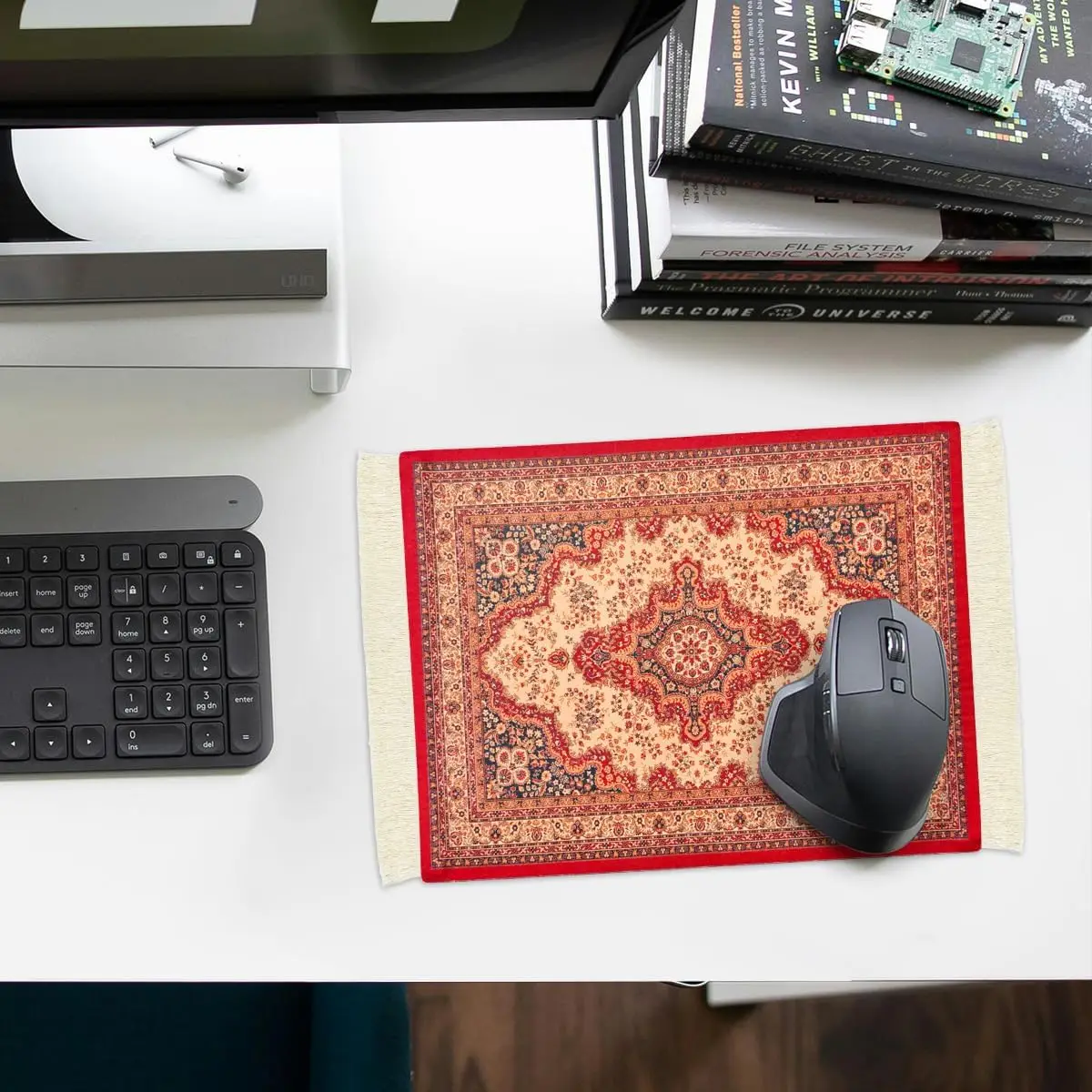 Persian Carpet Style Mouse Pad Oriental Vintage Bohemian Rug Desk Pad Miniature Mouse Mat Coaster Table Décor for Office Home
Persian Carpet Style Mouse Pad Oriental Vintage Bohemian Rug Desk Pad Miniature Mouse Mat Coaster Table Décor for Office Home