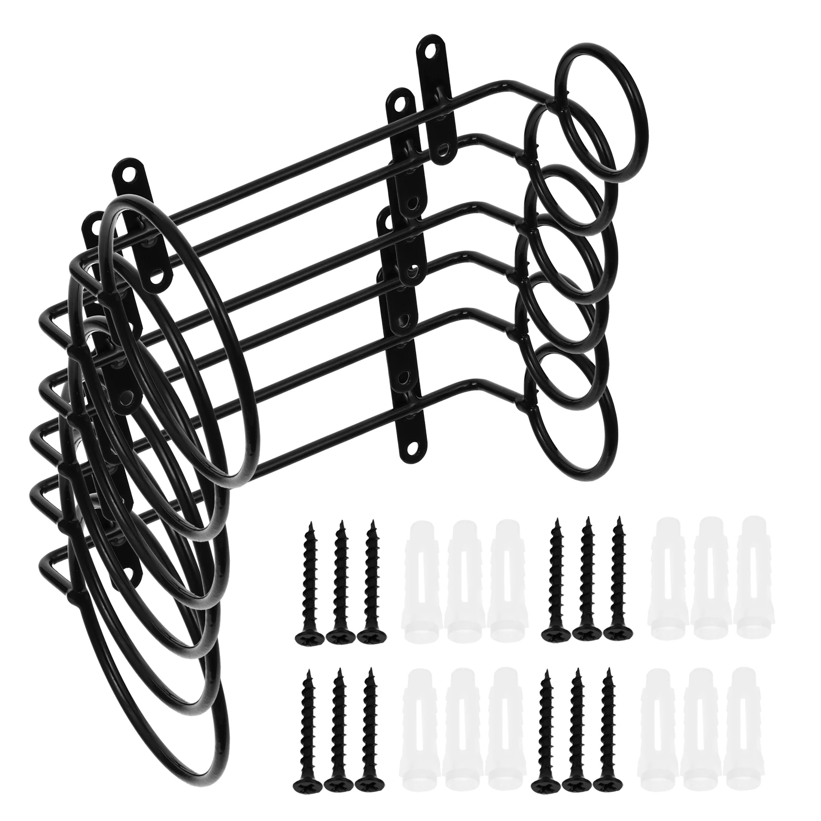 6pcs Iron Wall-mounted Bottle Holder Display Stand Metal Wall-Mounted Rack Storage Kitchen Bar Accessories
6pcs Iron Wall-mounted Bottle Holder Display Stand Metal Wall-Mounted Rack Storage Kitchen Bar Accessories