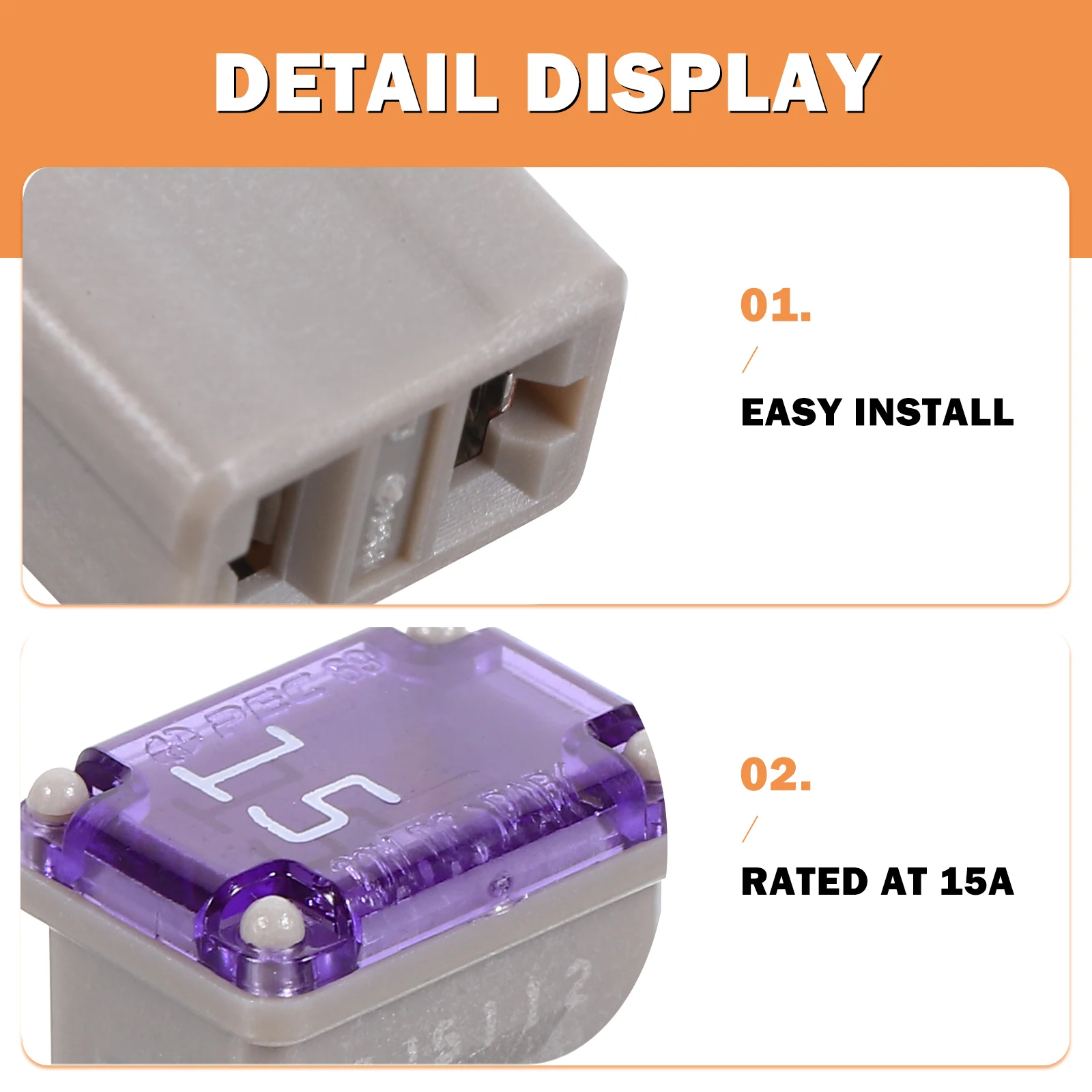 10pcs 15A Automotive Fuse Kit Car Mini 15 Amp Electrical Circuit Safety Spare Parts Automotive Mini Fuse For Vehicles
10pcs 15A Automotive Fuse Kit Car Mini 15 Amp Electrical Circuit Safety Spare Parts Automotive Mini Fuse For Vehicles