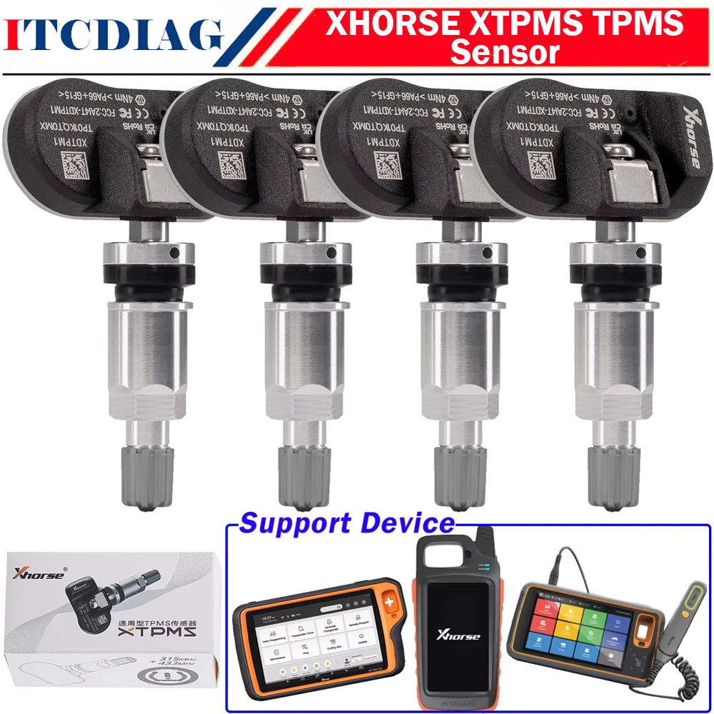 XHORSE XTPMS TPMS Sensor 2in1 315MHZ 433MHZ 98% Car Coverage for Key Tool MIDI Key Tool Plus Key Tool Max Pro MINI TPMS TOOL
XHORSE XTPMS TPMS Sensor 2in1 315MHZ 433MHZ 98% Car Coverage for Key Tool MIDI Key Tool Plus Key Tool Max Pro MINI TPMS TOOL