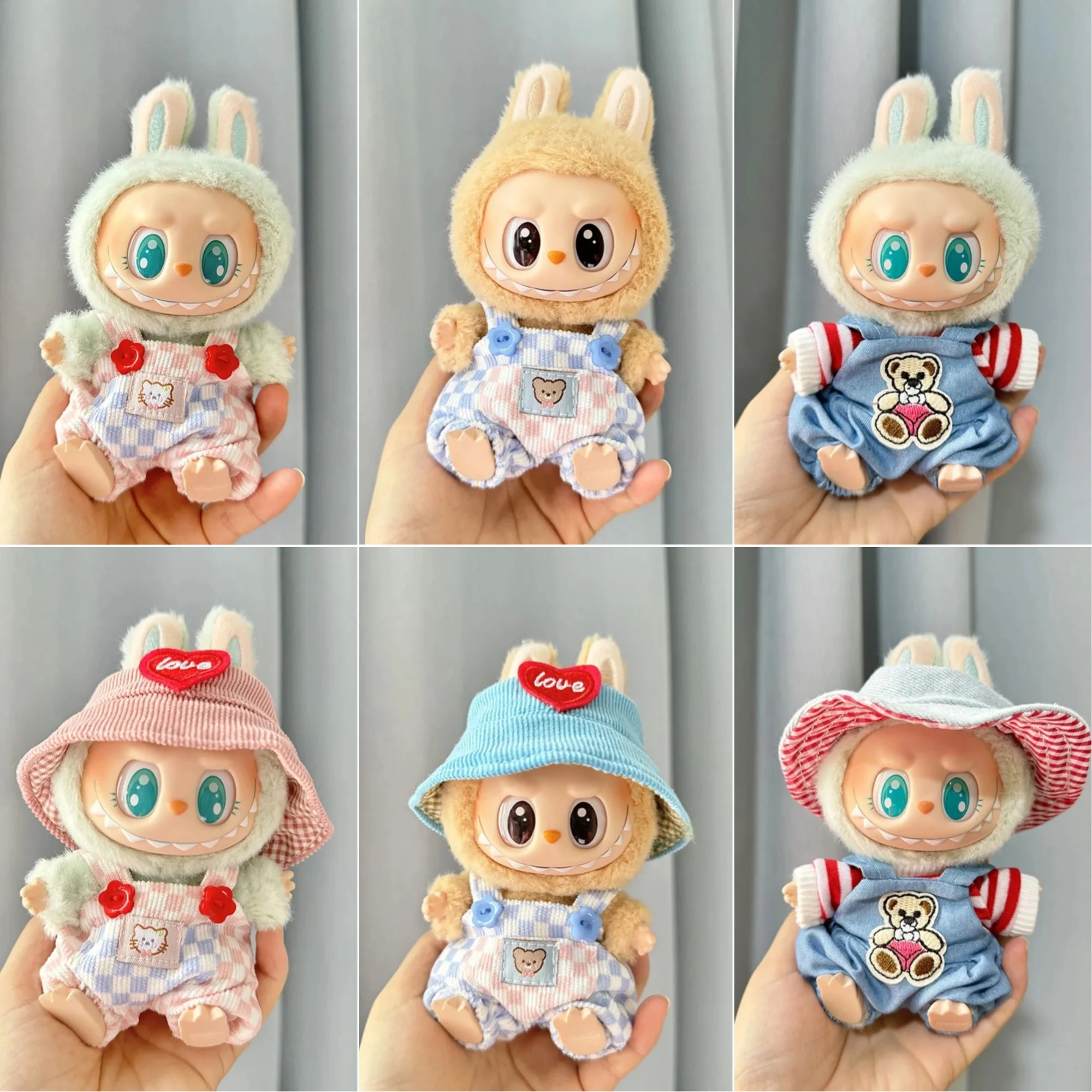 Labubu Doll Clothes Checkered Flower Strap Pants Set 17cm Plush Doll Clothes Replacement Labubu I II Idol Doll Sitting Party
Labubu Doll Clothes Checkered Flower Strap Pants Set 17cm Plush Doll Clothes Replacement Labubu I II Idol Doll Sitting Party