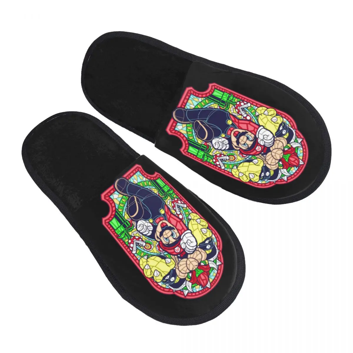Custom M-Marioed Fragment House Slippers Women Comfy Memory Foam Slip On Bedroom Slipper Shoes
Custom M-Marioed Fragment House Slippers Women Comfy Memory Foam Slip On Bedroom Slipper Shoes