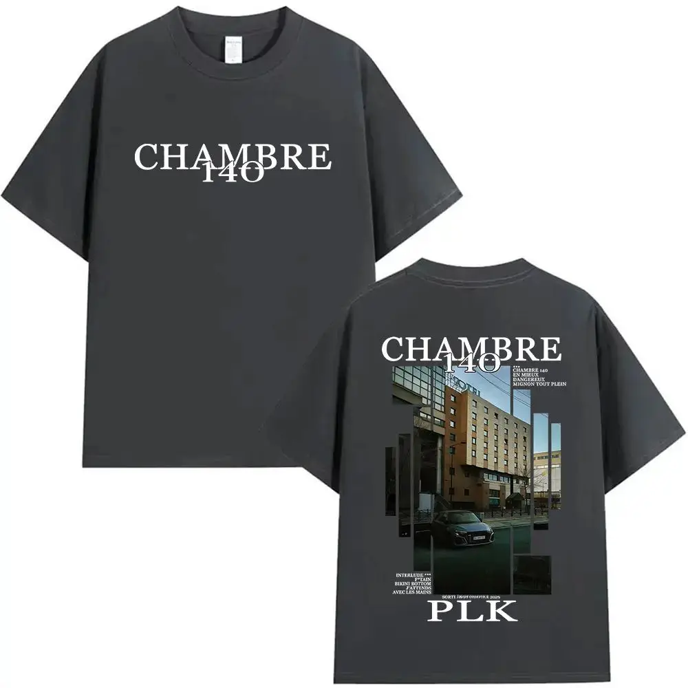 Hip Hop Street Fashion T Shirts Rapper Plk CHAMBRE 140 Pt3 Tour Merch Cotton Printed Tops Casual Loose Streetwear Unisex
Hip Hop Street Fashion T Shirts Rapper Plk CHAMBRE 140 Pt3 Tour Merch Cotton Printed Tops Casual Loose Streetwear Unisex