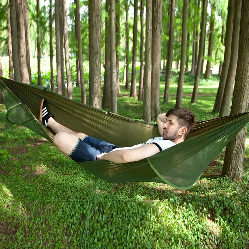 Automatic Quick Open Camping Hammock With Mosquito Net Outdoor Portable Hammock With Tree Straps
Automatic Quick Open Camping Hammock With Mosquito Net Outdoor Portable Hammock With Tree Straps