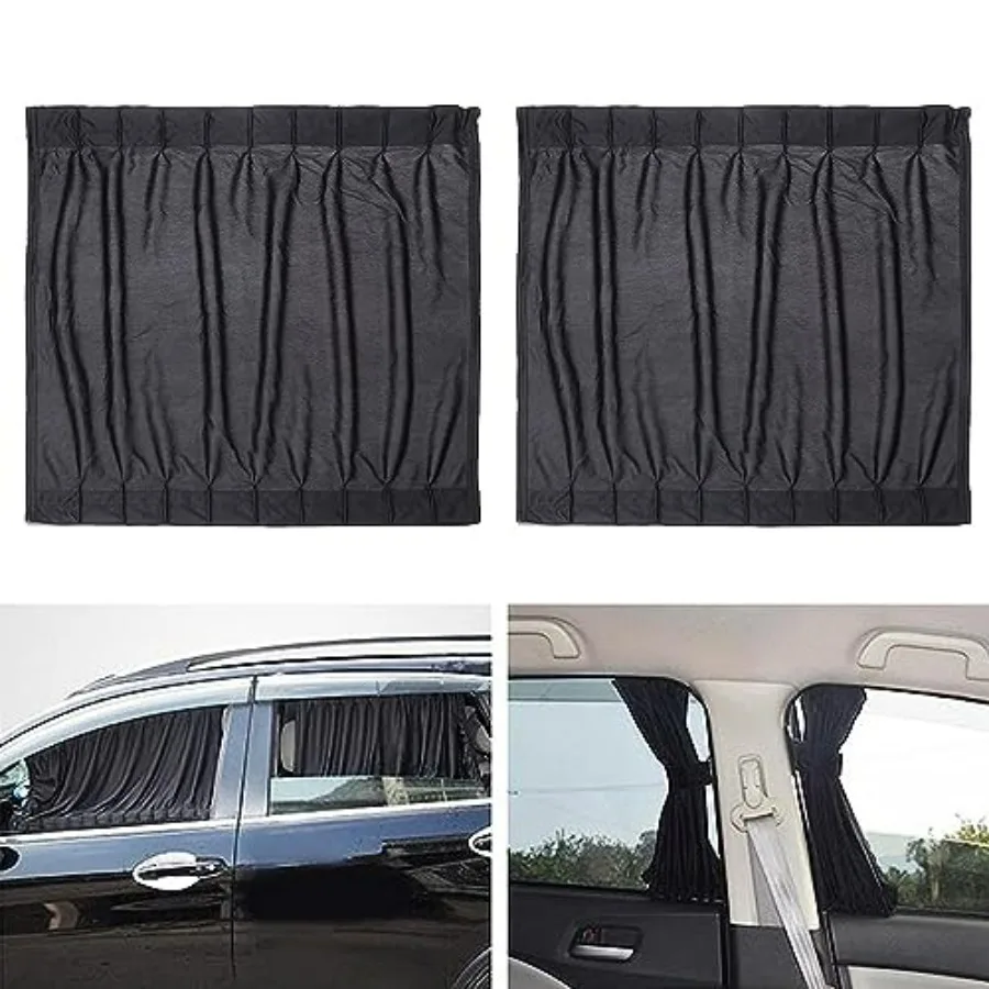 Car Window Shades Automotive Window Sunshades Side Window Sunshade Car Curtains UV Sunshade Drape Window Shield 2pcs Black
Car Window Shades Automotive Window Sunshades Side Window Sunshade Car Curtains UV Sunshade Drape Window Shield 2pcs Black