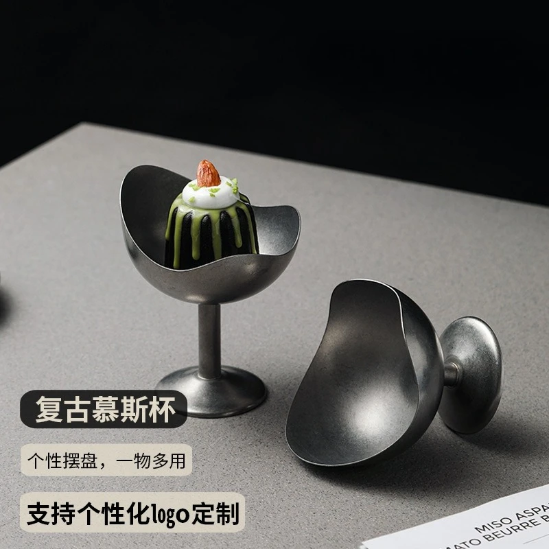 Retro mousse cup 304 watecup stainless steel ice creamcup irregular puddingcup high value dessertcup
Retro mousse cup 304 watecup stainless steel ice creamcup irregular puddingcup high value dessertcup