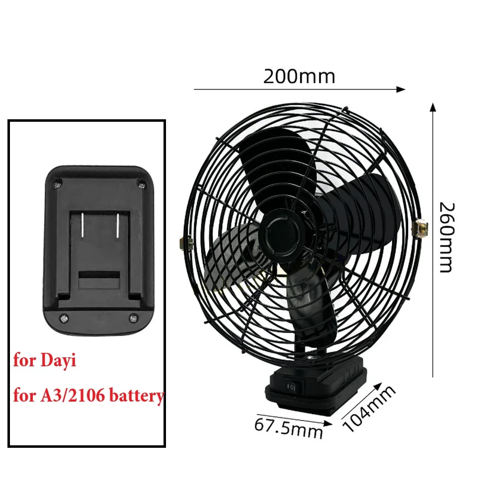 1 Pc Camping Fan 8 Inch Wireless Outdoor Strong Wind Fan For Dayi For A3/2106 Battery Camping Fan Power Tool Accessories
1 Pc Camping Fan 8 Inch Wireless Outdoor Strong Wind Fan For Dayi For A3/2106 Battery Camping Fan Power Tool Accessories