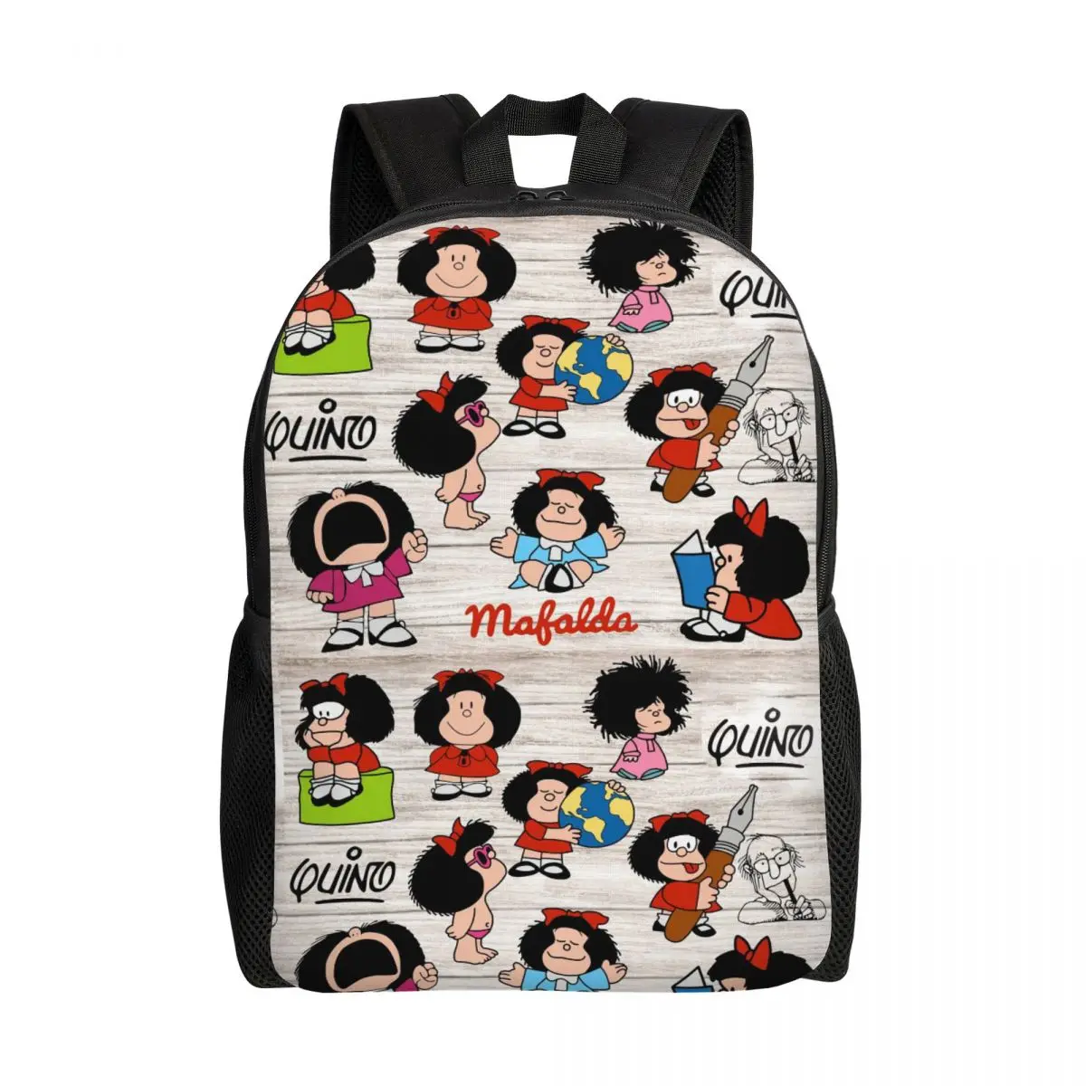 Custom Kawaii Cartoon Mafalda Travel Backpack Men Women School Laptop Bookbag College Student Daypack Bags
Custom Kawaii Cartoon Mafalda Travel Backpack Men Women School Laptop Bookbag College Student Daypack Bags