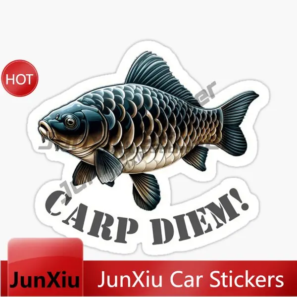 CARP FISHING Creative Car Stickers Moto Bumper Window Car Accessories Vinyl Self-adhesive Decals
CARP FISHING Creative Car Stickers Moto Bumper Window Car Accessories Vinyl Self-adhesive Decals