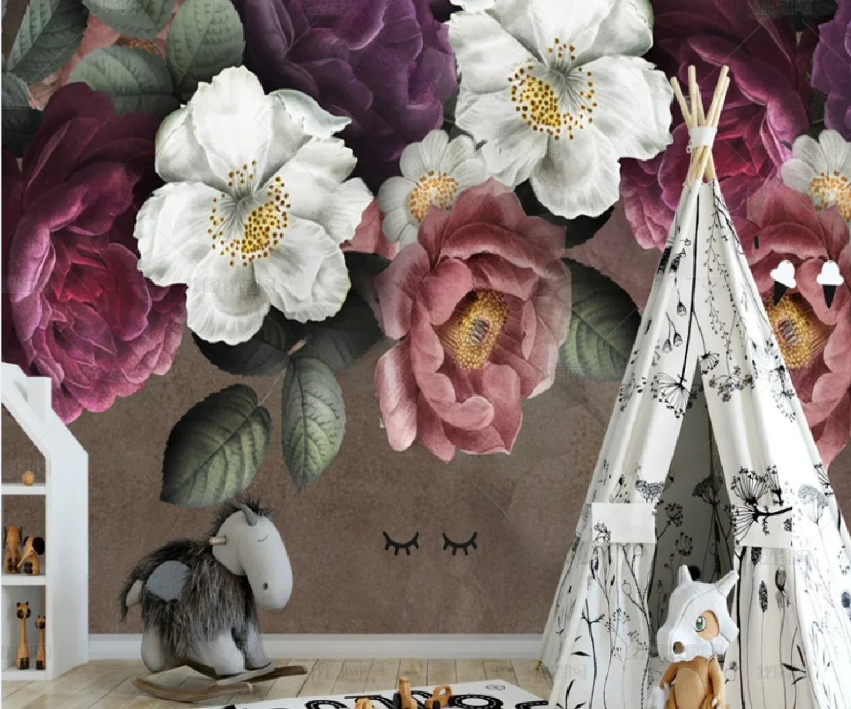 Настенные обои на заказ, модные трехмерные обои с цветами и украшениями, настенные фрески, обои с цветами для детской комнаты, декоративные обои.
Настенные обои на заказ, модные трехмерные обои с цветами и украшениями, настенные фрески, обои с цветами для детской комнаты, декоративные обои.