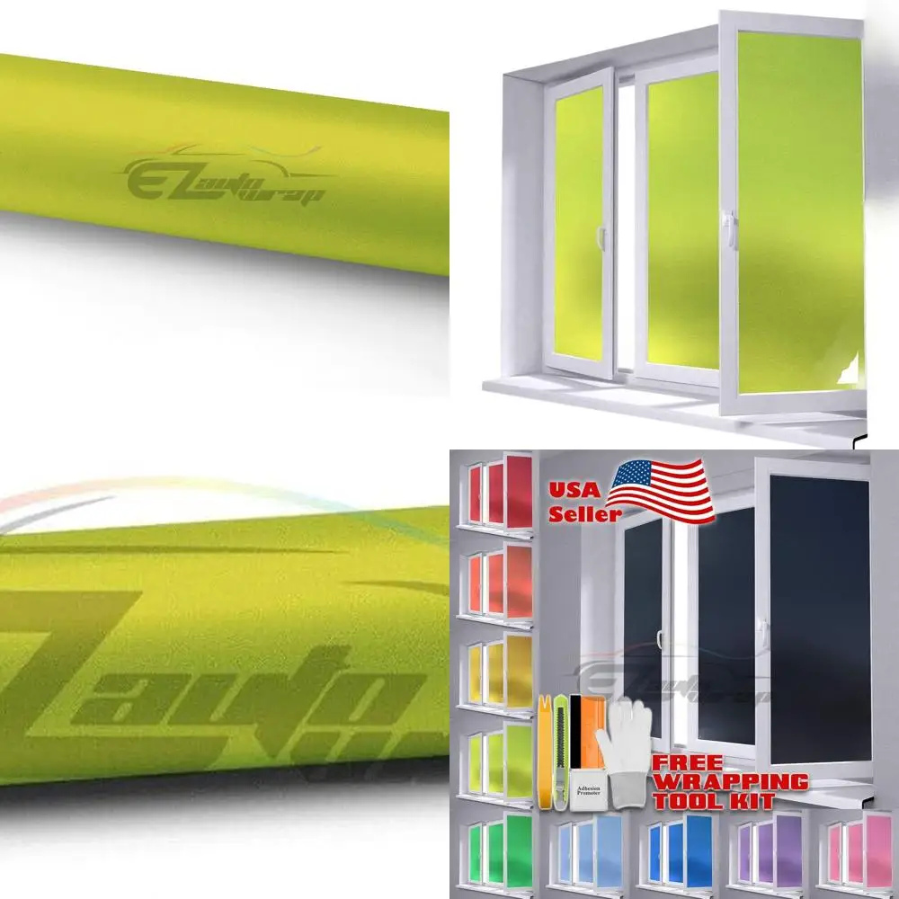 Neon Yellow Frosted Glass Window Film - 4FT x 8FT Privacy Sticker for Home & Bathroom - Waterproof and Easy Peel & Stick Applica
Neon Yellow Frosted Glass Window Film - 4FT x 8FT Privacy Sticker for Home & Bathroom - Waterproof and Easy Peel & Stick Applica