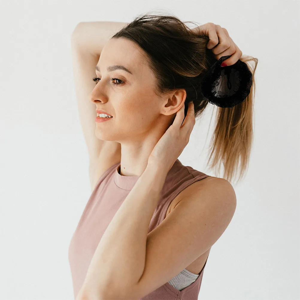 6PCS Lace Mesh Bun Cover Invisible Net Donut Ballet Drawstring Breathable Bank Bun Cover Dance Hairnet Skating Hair Accessory
6PCS Lace Mesh Bun Cover Invisible Net Donut Ballet Drawstring Breathable Bank Bun Cover Dance Hairnet Skating Hair Accessory