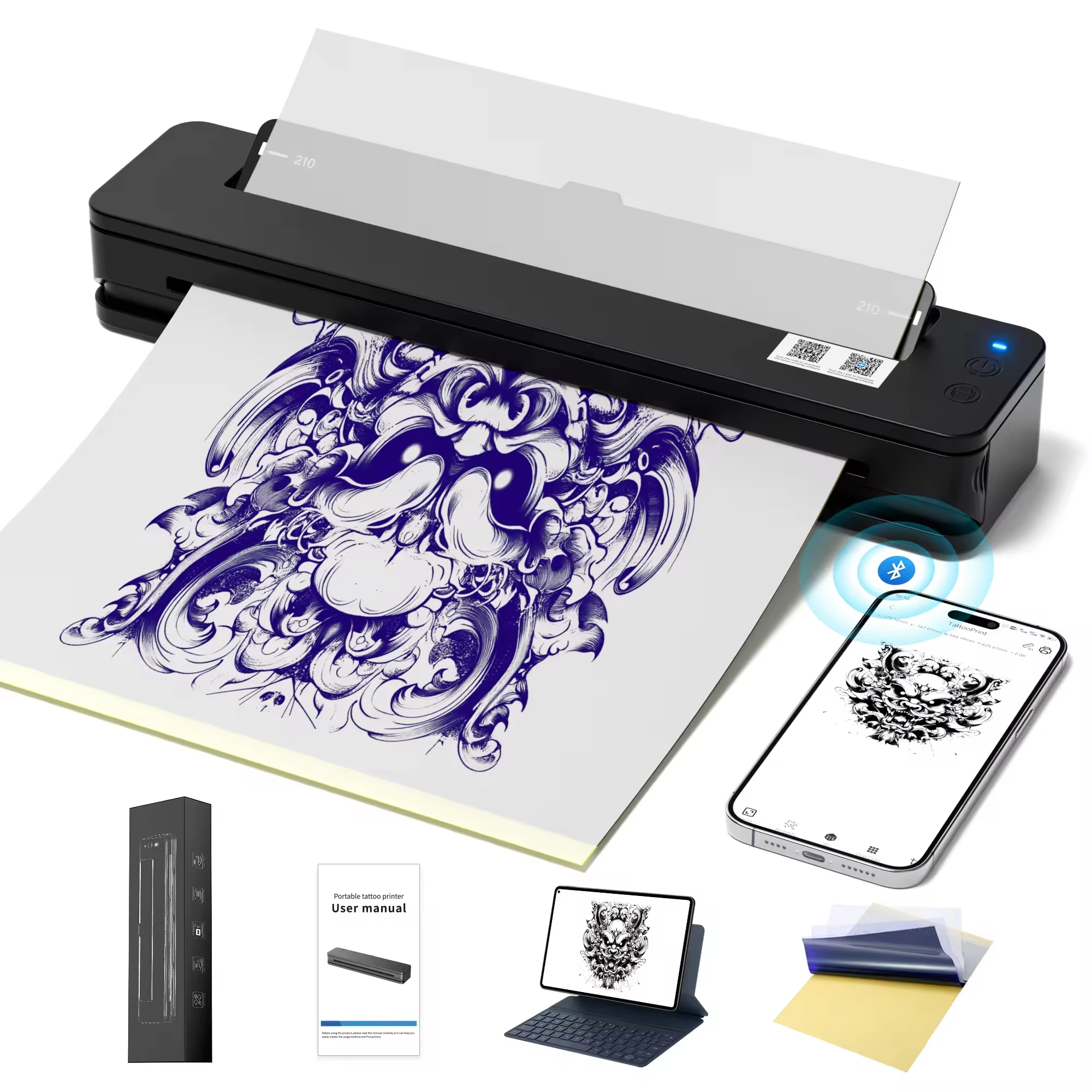 Durable Tattoo Stencil Printer Easy-to-Operate Tattoo Machine with Multi-Platform Compatibility Permanent Makeup Accessory
Durable Tattoo Stencil Printer Easy-to-Operate Tattoo Machine with Multi-Platform Compatibility Permanent Makeup Accessory