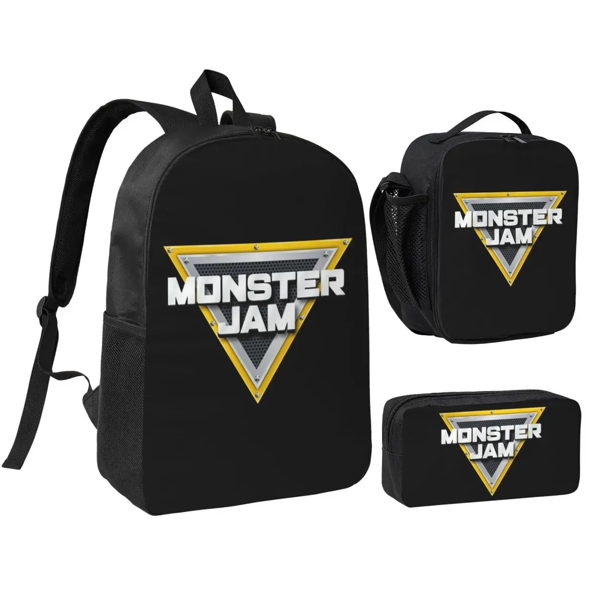 Classic Monster Jam Truck Pattern Backpack Student BookBag School Bag Computer Shoulder Bags 3ps Insulated Lunch Bag Pencil Case
Classic Monster Jam Truck Pattern Backpack Student BookBag School Bag Computer Shoulder Bags 3ps Insulated Lunch Bag Pencil Case
