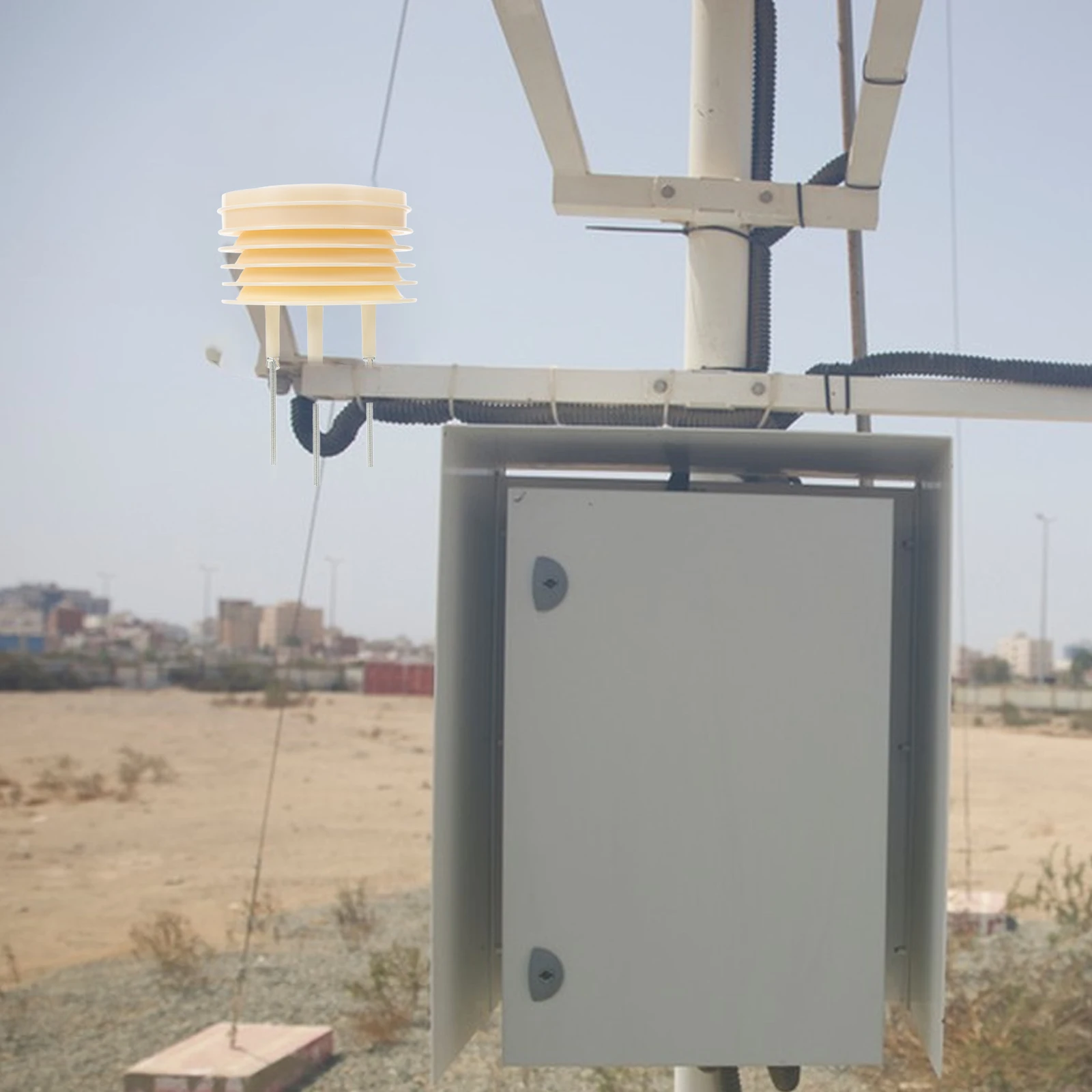 Louver Box Temperature Humidity Sensor Case Waterproof Metal Protector Outdoor Farming Monitoring Equipment
Louver Box Temperature Humidity Sensor Case Waterproof Metal Protector Outdoor Farming Monitoring Equipment