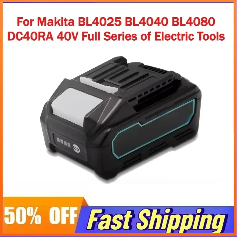 40V Lithium-ion Battery for Makita BL4025 BL4040 BL4080 DC40RA 40V Full Series of Electric Tools
40V Lithium-ion Battery for Makita BL4025 BL4040 BL4080 DC40RA 40V Full Series of Electric Tools