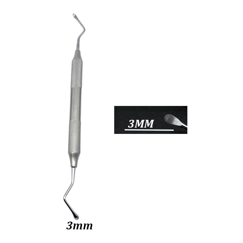 1pcs Dental Jagged Curette Scaler Gracey Double Ends Excavator Restorative Spoon Dentist Stainless Steel Instrument
1pcs Dental Jagged Curette Scaler Gracey Double Ends Excavator Restorative Spoon Dentist Stainless Steel Instrument