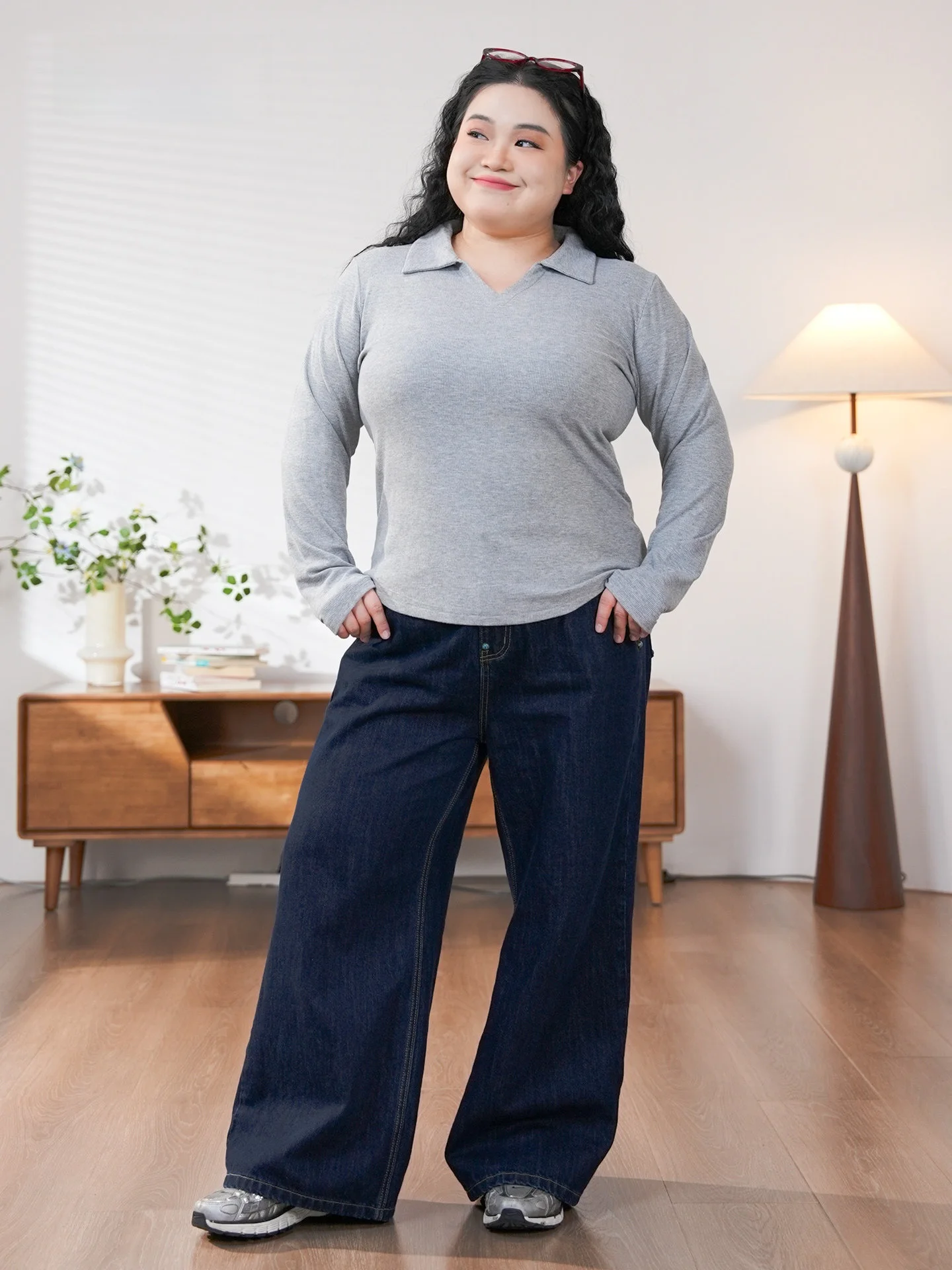 Slimming Ne Base irt Large Size Women's Faion Autumn New Arrival YK25089 Stand Fit Regular Sve Length
Slimming Ne Base irt Large Size Women's Faion Autumn New Arrival YK25089 Stand Fit Regular Sve Length