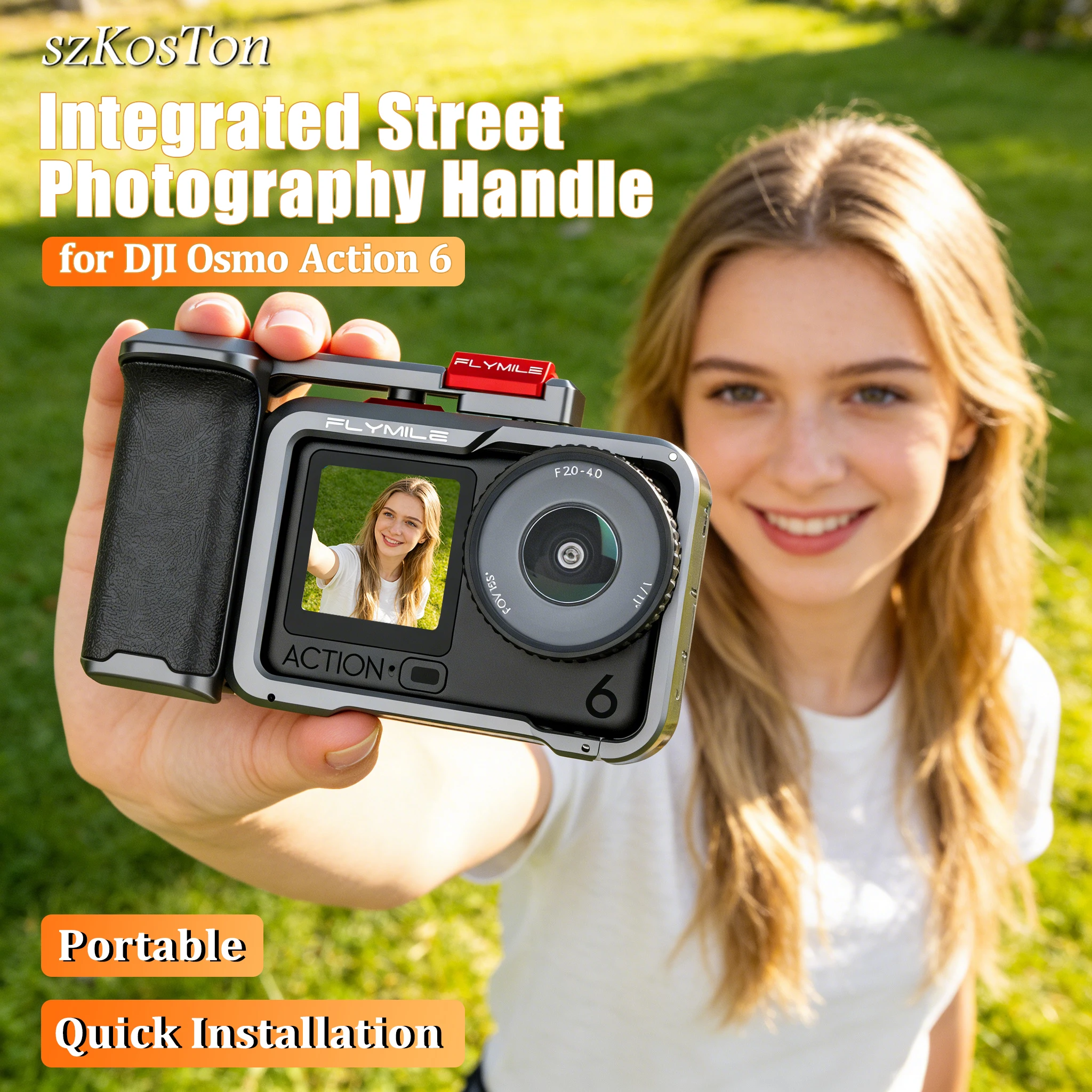 Для DJI Osmo Action 6, защитный чехол с металлической клеткой и крышкой холодного башмака/объектива, расширительная рамка для крепления
Для DJI Osmo Action 6, защитный чехол с металлической клеткой и крышкой холодного башмака/объектива, расширительная рамка для крепления