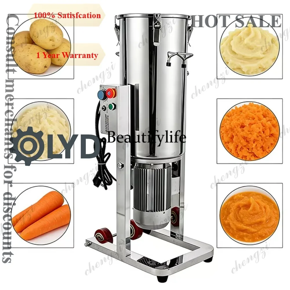 A81 Commercial 45L Crusher Puree Machine 60L Large Capacity Food Factory Liquid Ginger Chili 80L Spinach Pulper
A81 Commercial 45L Crusher Puree Machine 60L Large Capacity Food Factory Liquid Ginger Chili 80L Spinach Pulper