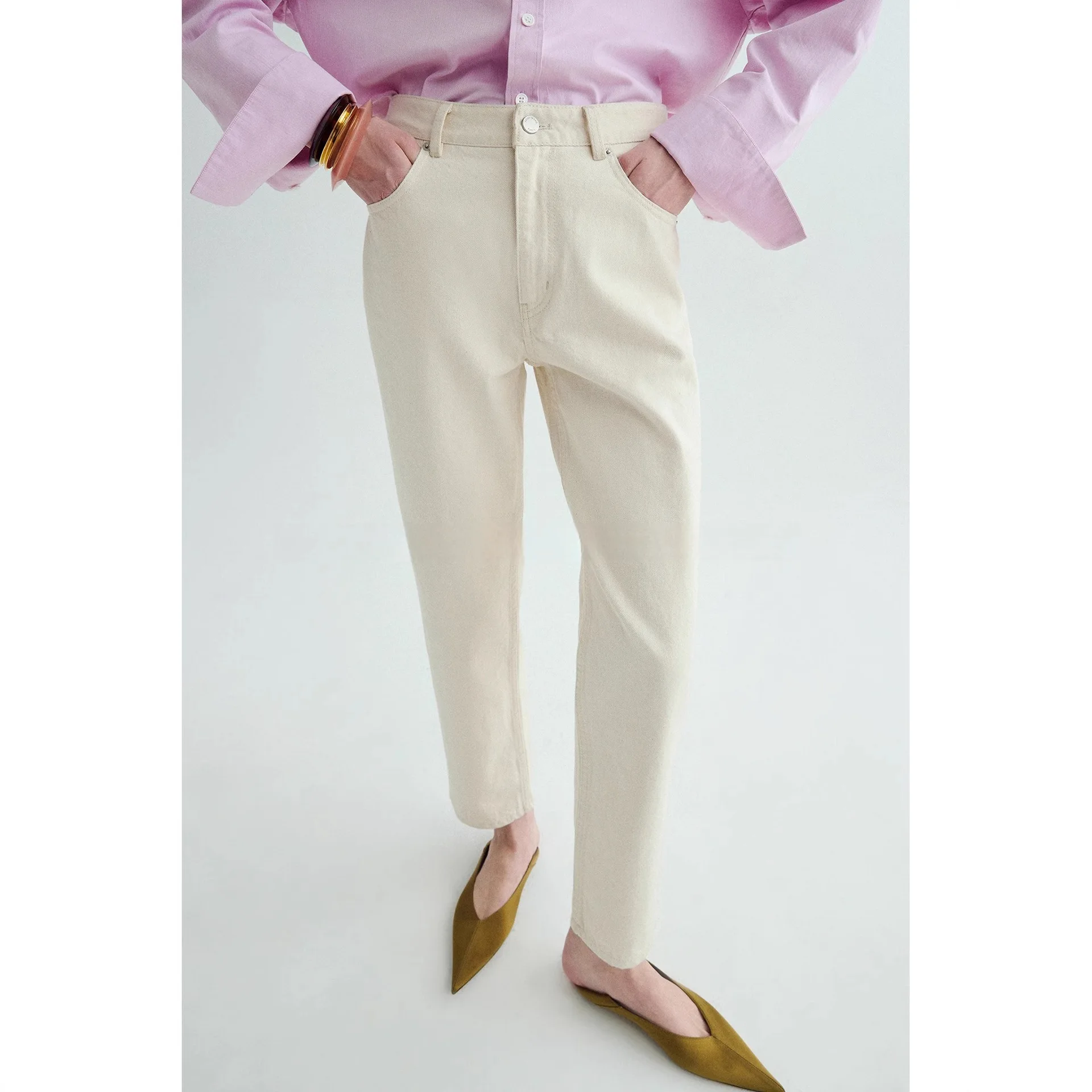 Casual Comfortable Stretch Denim Classic Cropped Jeans High Waist Straight Leg Jeans Floor Length Women's New Wide Leg Pants
Casual Comfortable Stretch Denim Classic Cropped Jeans High Waist Straight Leg Jeans Floor Length Women's New Wide Leg Pants