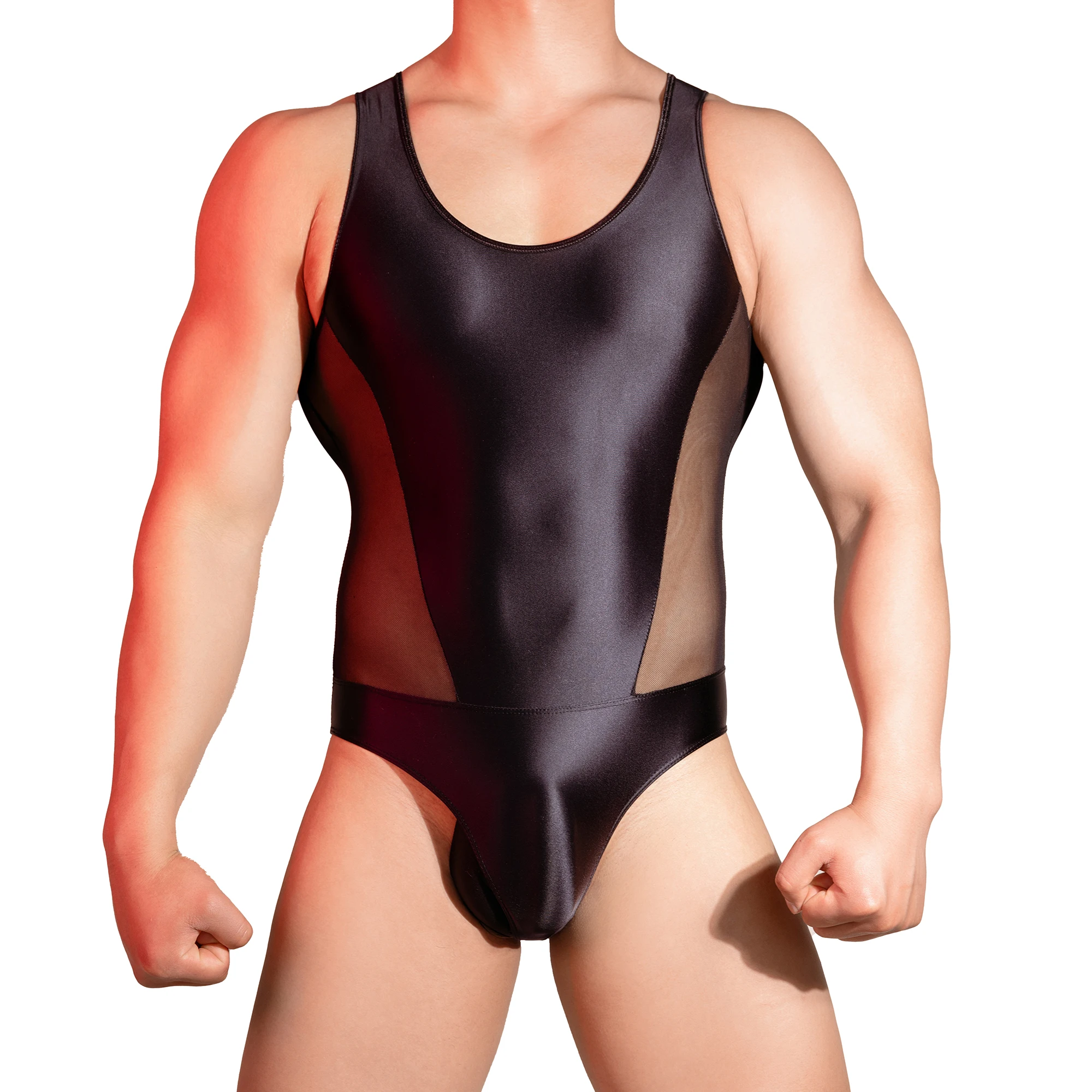 Men's See Through Breathable Bodysuits Sexy Stretchy Jumpsuits Rompers Erotic One-pieces Pouch Underwear Leotard Male Swimwear
Men's See Through Breathable Bodysuits Sexy Stretchy Jumpsuits Rompers Erotic One-pieces Pouch Underwear Leotard Male Swimwear