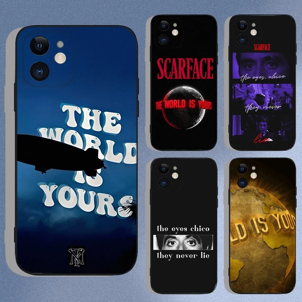 Scarfaces The World Is Yours Phone Case For iPhone 16,15,14,13,12,11,XS,XR,X,8,7,Pro,Max,Plus,Mini Silicone Black Cover Shell
Scarfaces The World Is Yours Phone Case For iPhone 16,15,14,13,12,11,XS,XR,X,8,7,Pro,Max,Plus,Mini Silicone Black Cover Shell
