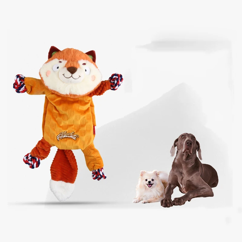 Fox Fleece Chewing Toys Durable Training Pets Toy Interactive for Puppy Cute Dogs Plush Fashion Pet Dog Accessories Supplier
Fox Fleece Chewing Toys Durable Training Pets Toy Interactive for Puppy Cute Dogs Plush Fashion Pet Dog Accessories Supplier