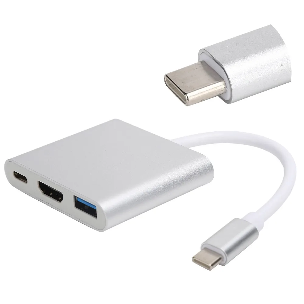 TypeC to HD Compatible USB PD 3 in 1 Type-C Hub USD3.0 & PD 100W 4K Output TypeC Docking Station USB C Multiport Adapter
TypeC to HD Compatible USB PD 3 in 1 Type-C Hub USD3.0 & PD 100W 4K Output TypeC Docking Station USB C Multiport Adapter