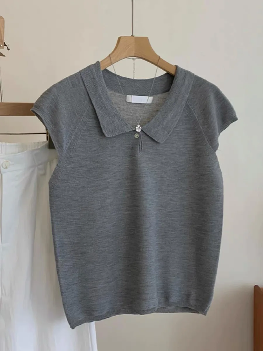 ey Ne Fly Sve Design Silk Linen Knitted Top Women's Faion Sensation High End Feeling Summer Commute Regular Fit
ey Ne Fly Sve Design Silk Linen Knitted Top Women's Faion Sensation High End Feeling Summer Commute Regular Fit