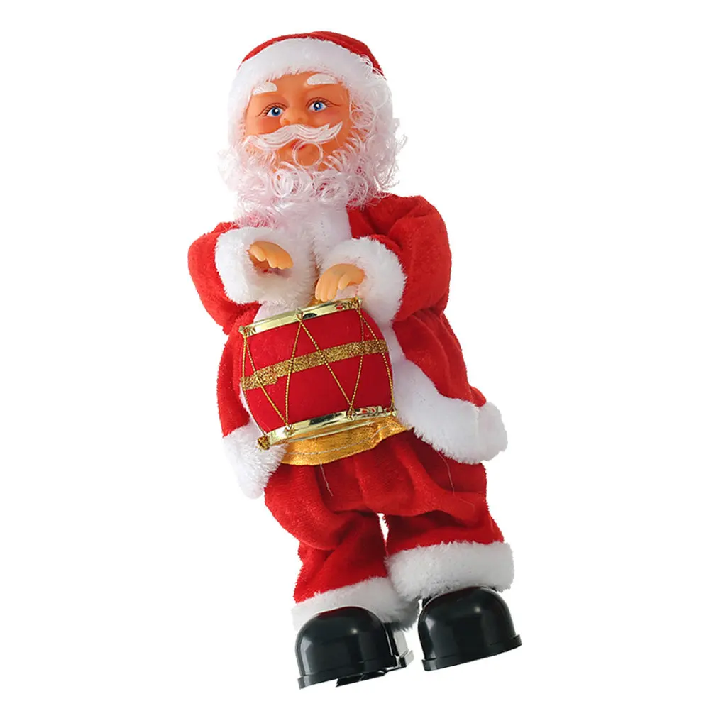 Xmas Electric Santa Claus Christmas Adornment Step Singing Plaything for Children Holiday Decoration Desktop Layout Prop
Xmas Electric Santa Claus Christmas Adornment Step Singing Plaything for Children Holiday Decoration Desktop Layout Prop