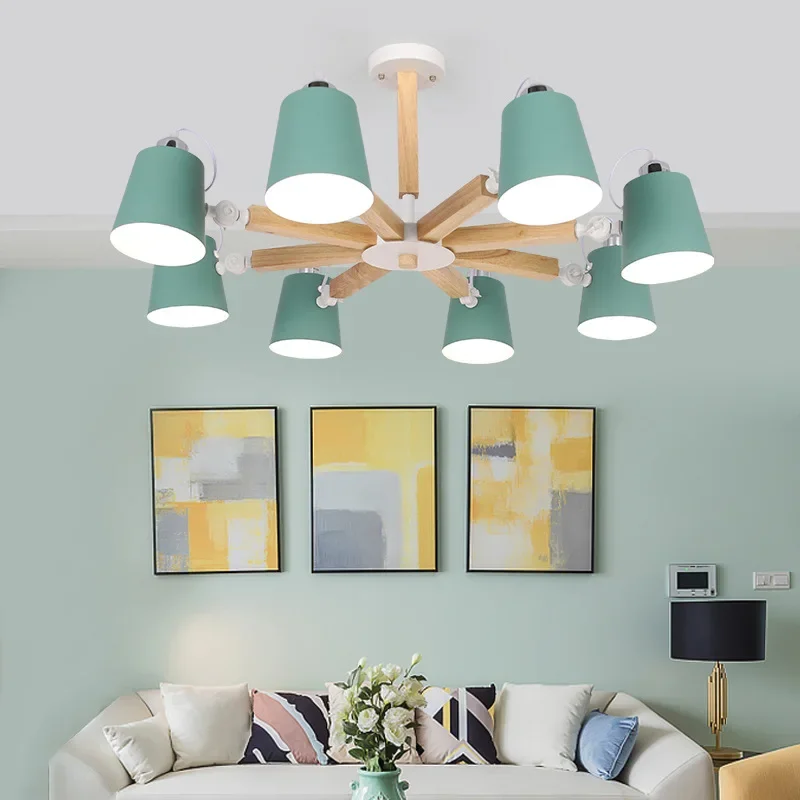 Nordic Revolving Lamp Ceiling Wrought Iron Solid Wood Multi-head Chandelier for Bedroom Living Room Apartment Decor s
Nordic Revolving Lamp Ceiling Wrought Iron Solid Wood Multi-head Chandelier for Bedroom Living Room Apartment Decor s