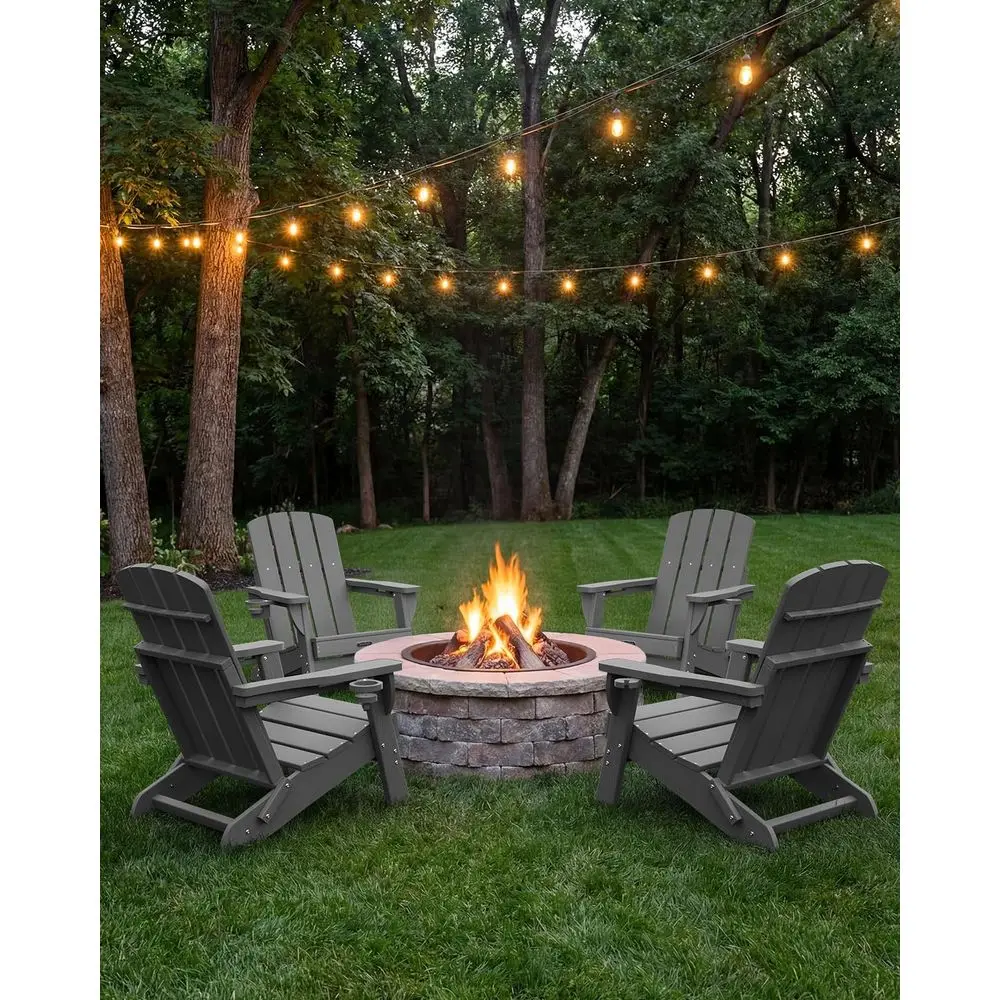 Adirondack Chair 2 Pack, HDPE AllWeather Fire Pit Chairs, Plastic Adirondack Chairs with 2 Cup Holder, Outdoor Lawn Chair for P
Adirondack Chair 2 Pack, HDPE AllWeather Fire Pit Chairs, Plastic Adirondack Chairs with 2 Cup Holder, Outdoor Lawn Chair for P