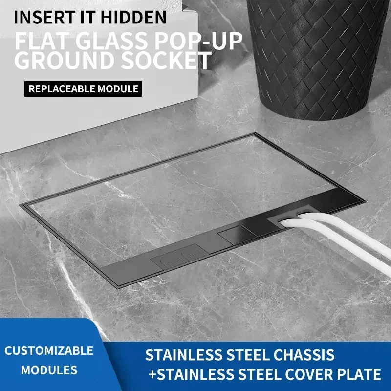 Floor Hidden Socket,US UK EU USB Outlet Stainless Steel Flat Inserts Invisible Socket,Embedded,Build-in Marble,Waterproof
Floor Hidden Socket,US UK EU USB Outlet Stainless Steel Flat Inserts Invisible Socket,Embedded,Build-in Marble,Waterproof