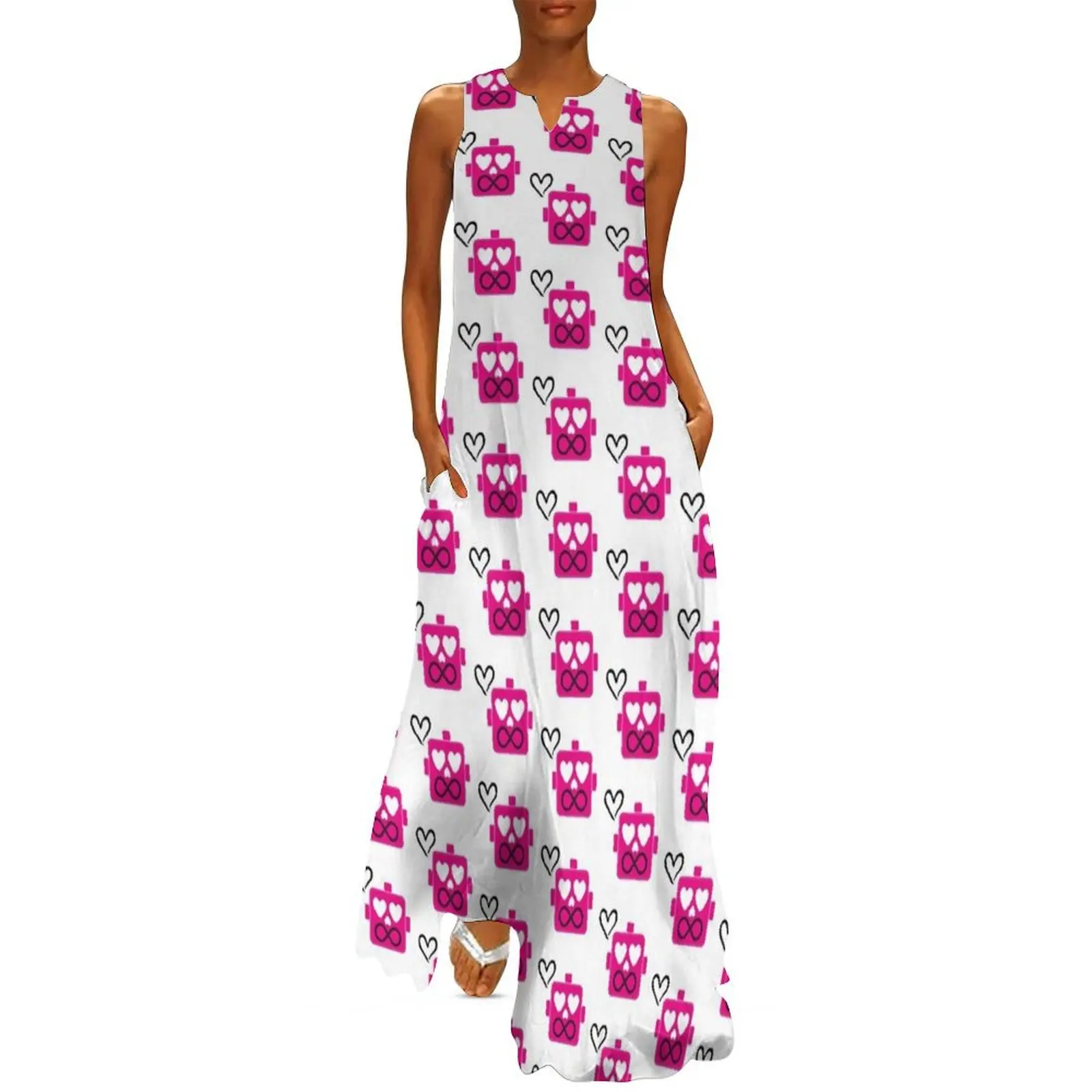 Blockhead Love Robot Long Dress party dresses woman elegant dresses for women elegant evening dresses for women 2025
Blockhead Love Robot Long Dress party dresses woman elegant dresses for women elegant evening dresses for women 2025