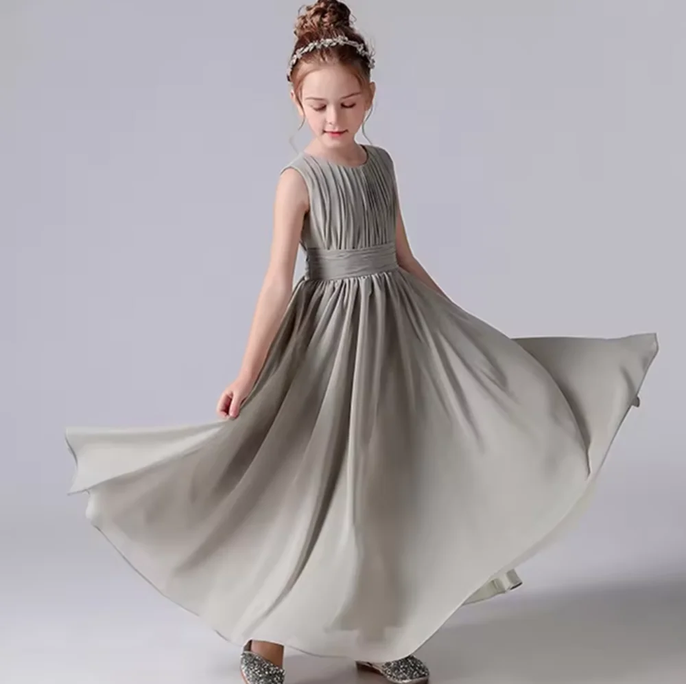 Customized Chiffon Pleated Flower Girl Dresses Sashe Kid Wedding Birthday Party Pageant Gowns Junior Bridesmaid Dress
Customized Chiffon Pleated Flower Girl Dresses Sashe Kid Wedding Birthday Party Pageant Gowns Junior Bridesmaid Dress