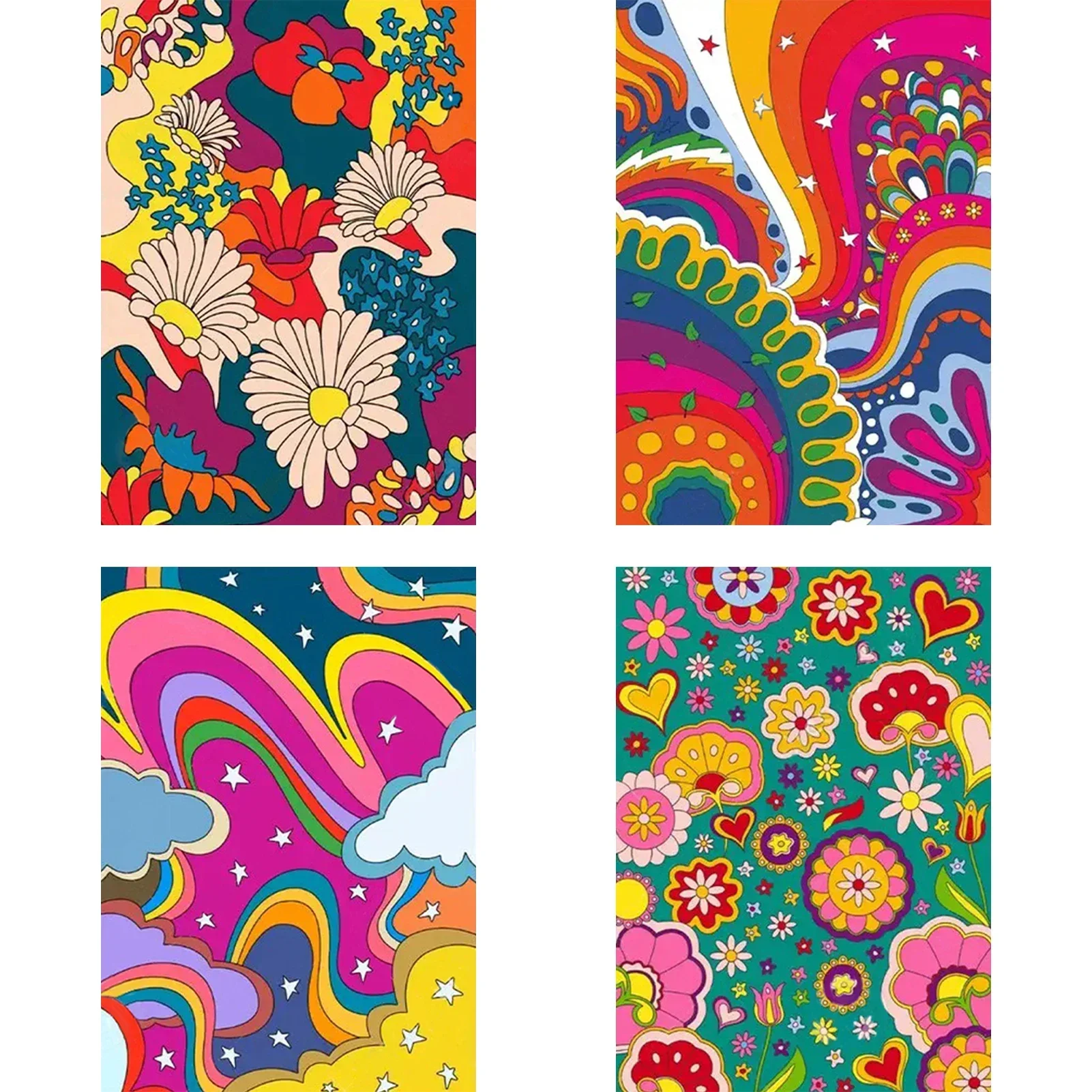 4 Pack DIY Paint By Numbers Kit for Adults Color Abstract, Acrylic Digital Oil Painting Art on Canvas Wall Decor Gift No Frame
4 Pack DIY Paint By Numbers Kit for Adults Color Abstract, Acrylic Digital Oil Painting Art on Canvas Wall Decor Gift No Frame