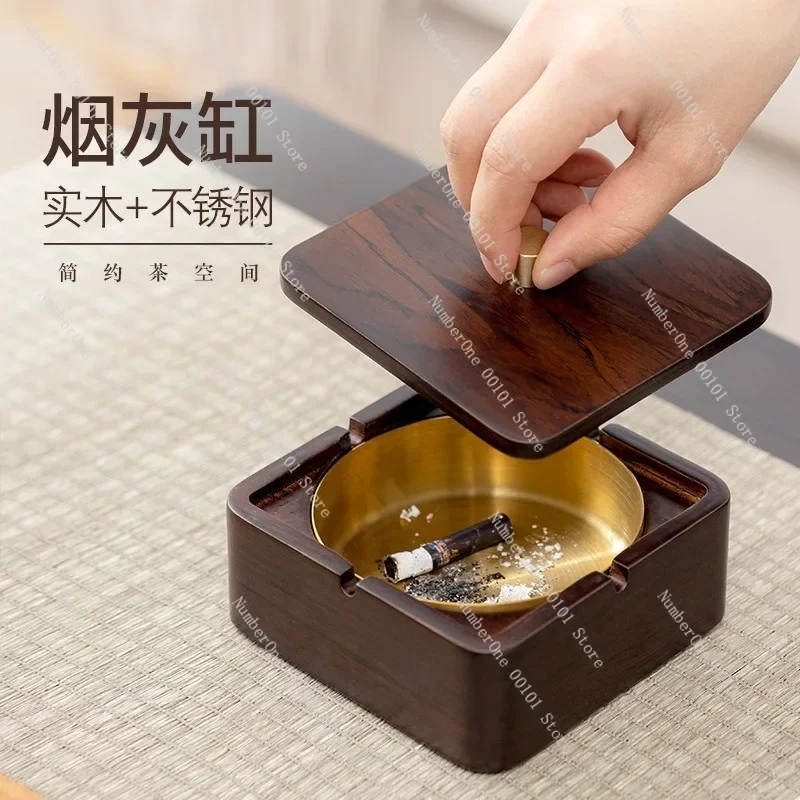 Пепельница из орехового дерева с крышкой для домашнего офиса, дизайн пепла с защитой от лета, качество внутреннего вкладыша из нержавеющей стали
Пепельница из орехового дерева с крышкой для домашнего офиса, дизайн пепла с защитой от лета, качество внутреннего вкладыша из нержавеющей стали